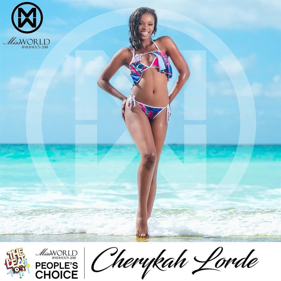 People’s Choice Catalogue for Miss World Barbados 2018?